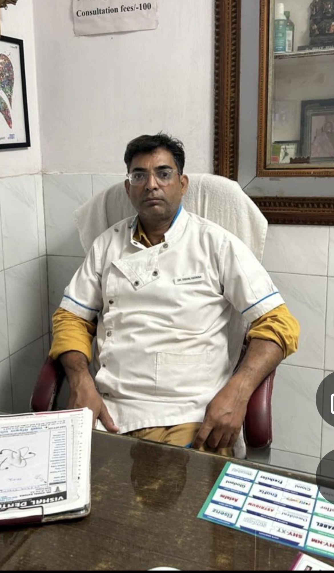 Dr. Vishal Kataria Dental Clinic Interior Delhi